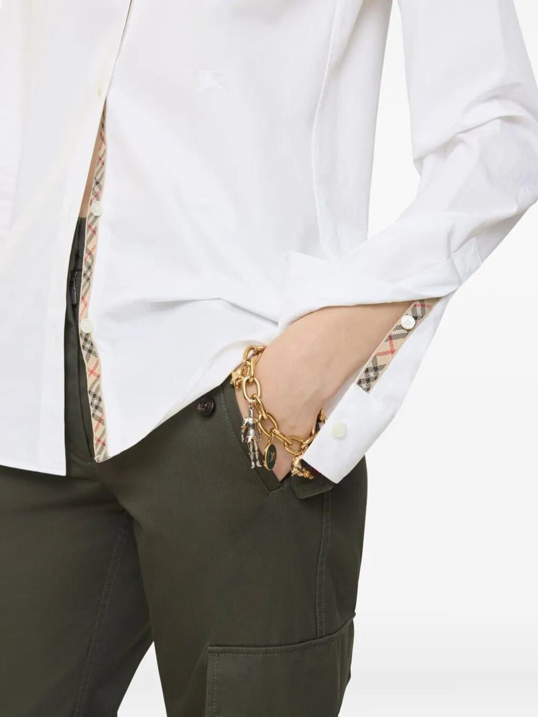 regular fit cotton poplin formal shirt by Selfnex