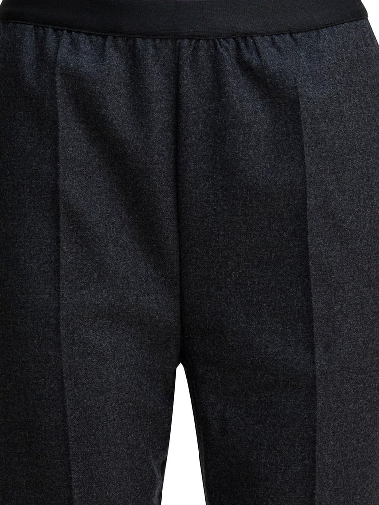 straight-leg pants in wool by Selfnex