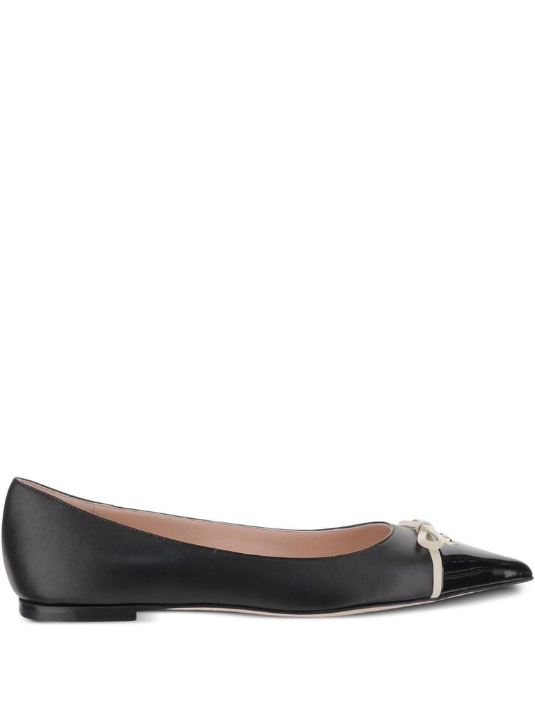 bepointy leather ballets by Selfnex