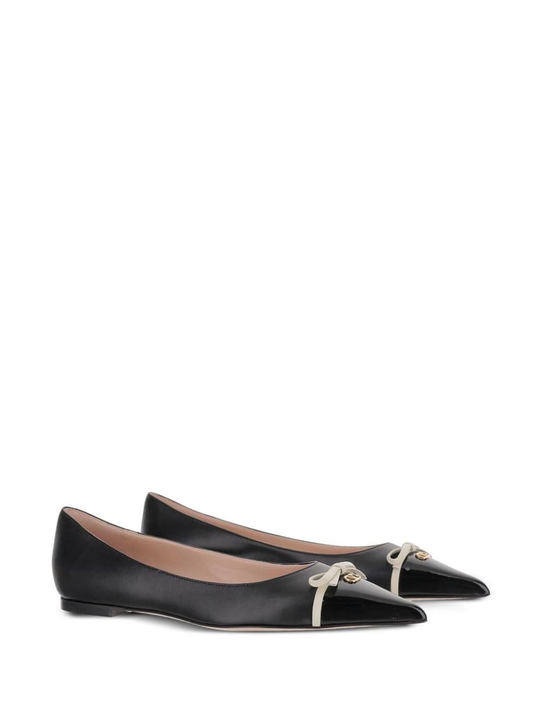 bepointy leather ballets by Selfnex