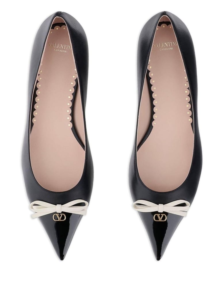 bepointy leather ballets by Selfnex