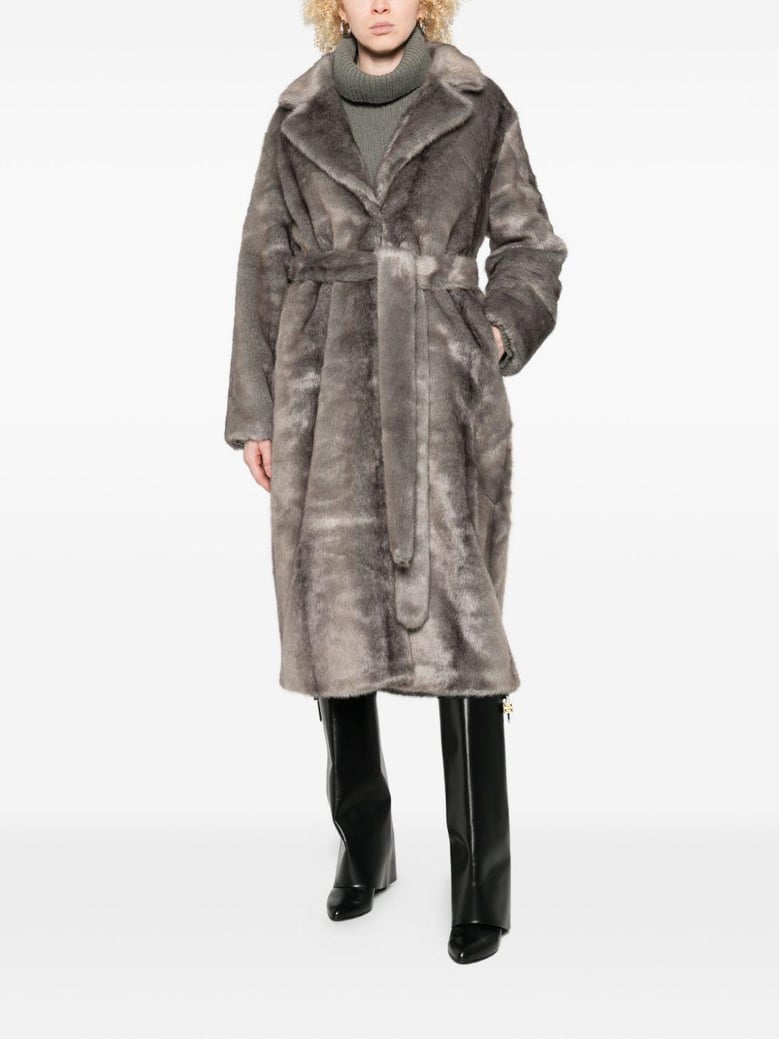 faux fur coat by Selfnex