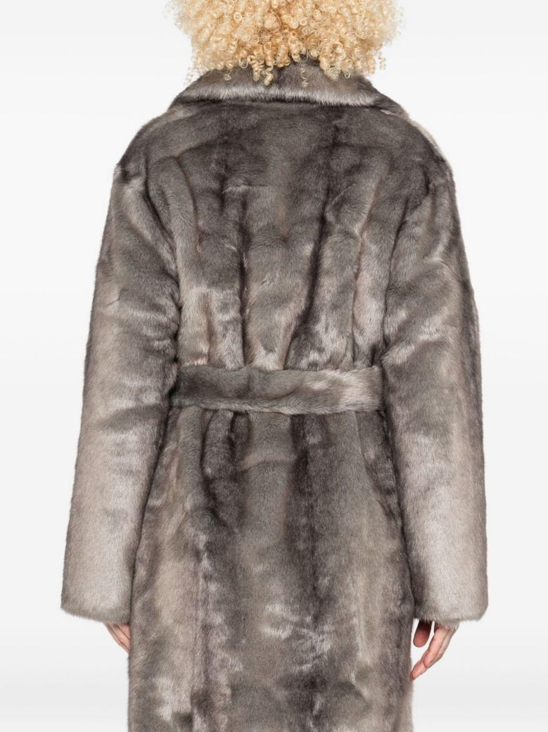 faux fur coat by Selfnex