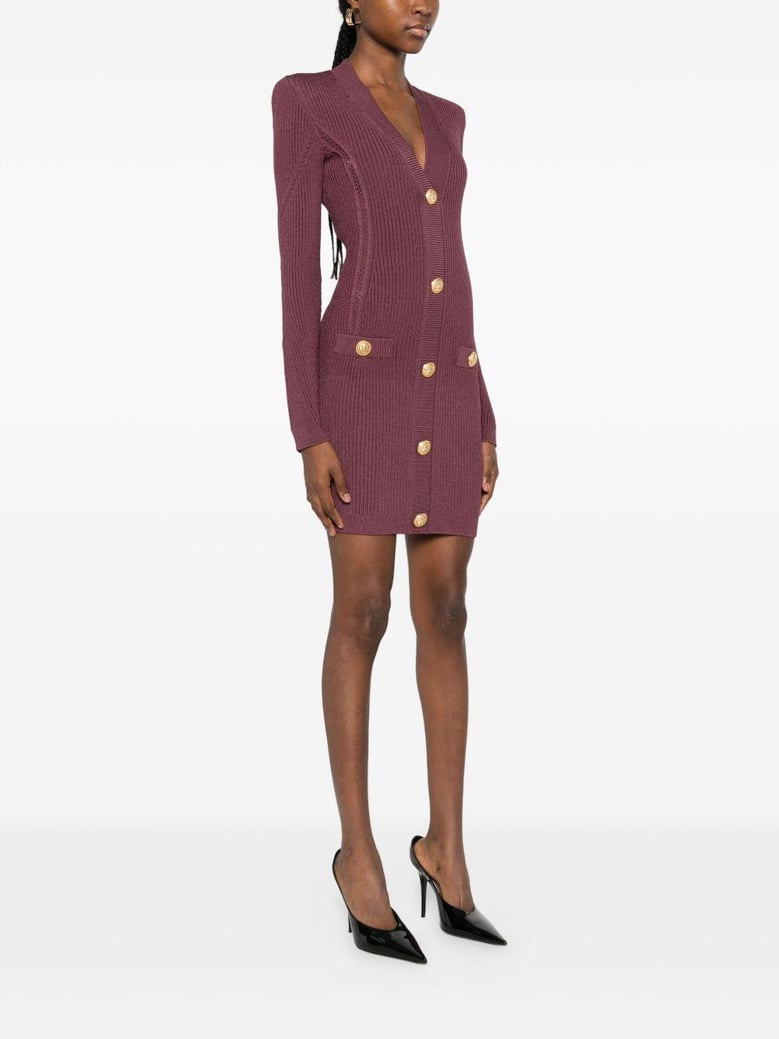 v-necked short dress by Selfnex