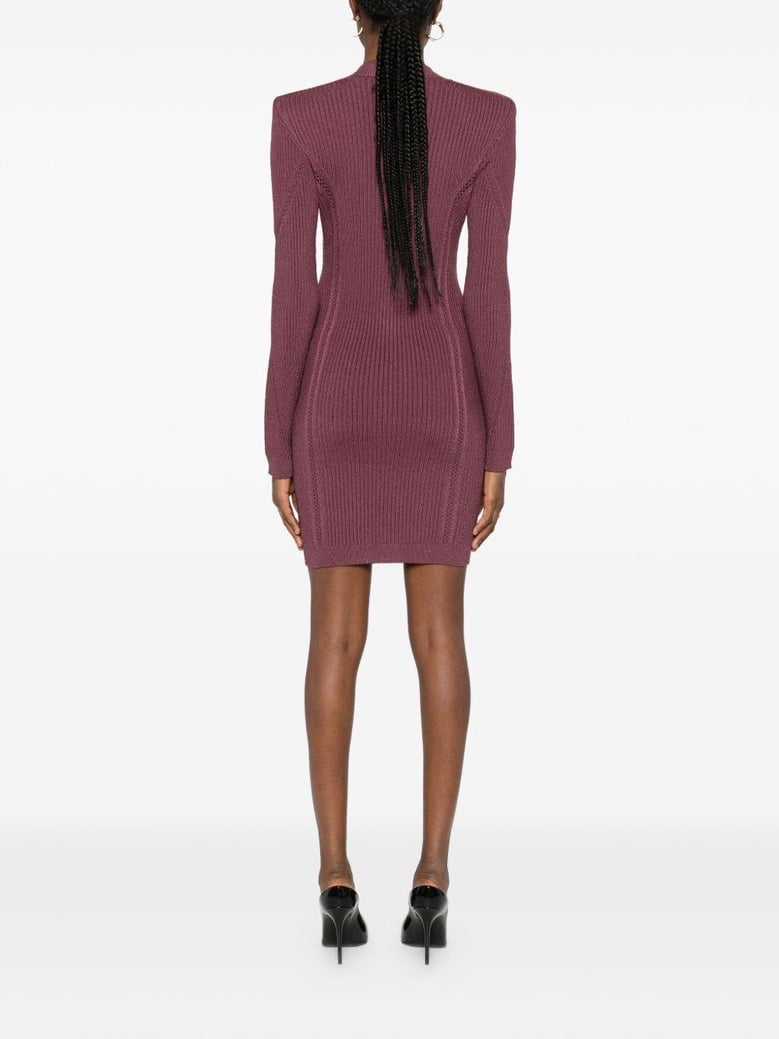 v-necked short dress by Selfnex