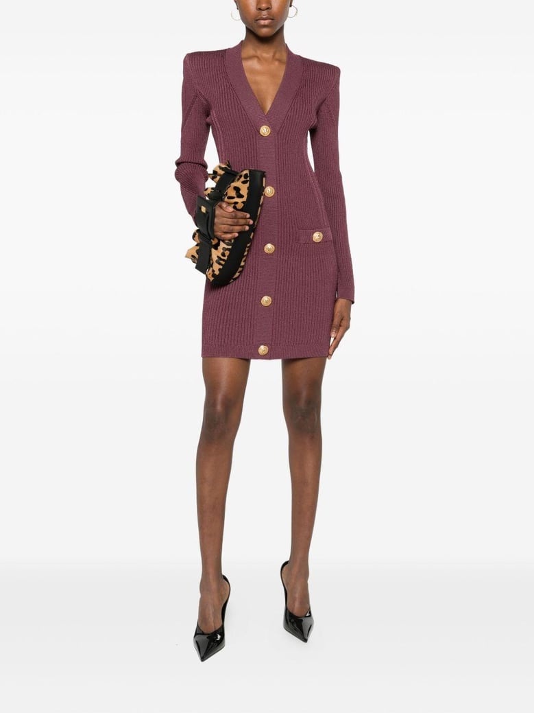 v-necked short dress by Selfnex