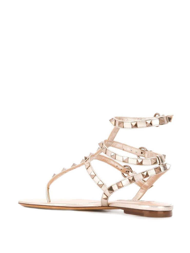 rockstud leather thongs by Selfnex