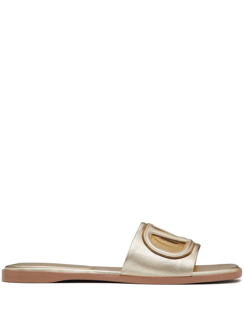 vlogo flat sandals by Selfnex