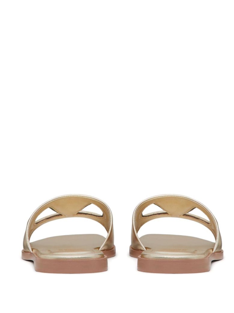 vlogo flat sandals by Selfnex