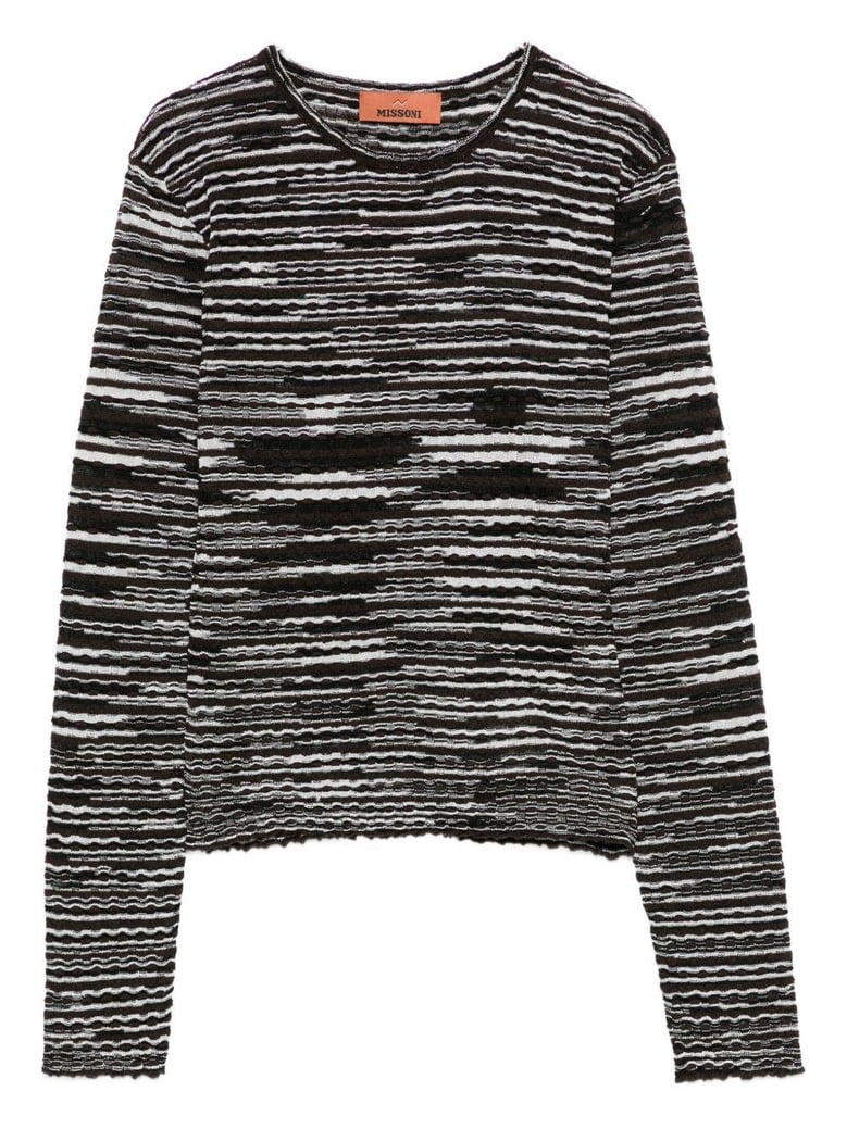 wool blend crewneck sweater by Selfnex