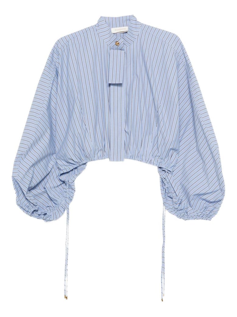 denim cotton blouse by Selfnex