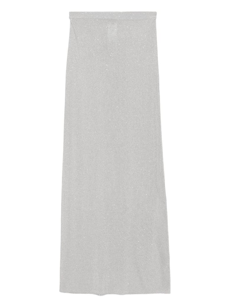 sequined long skirt by Selfnex