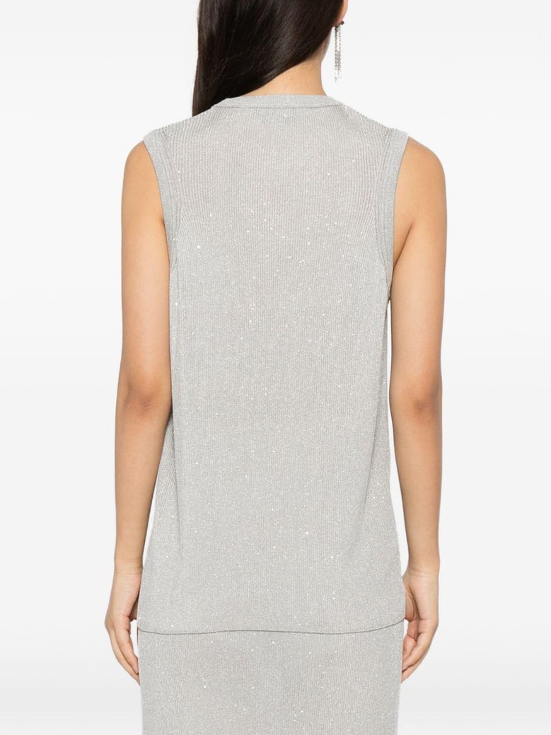 sequined top by Selfnex