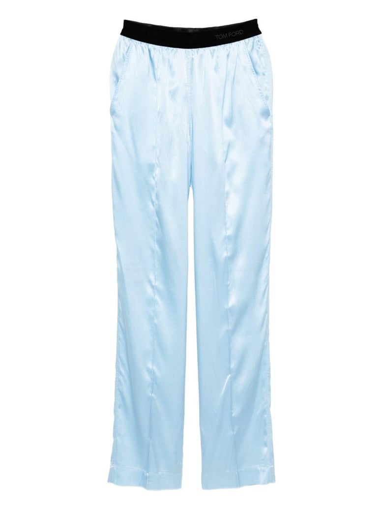 pajama silk trousers by Selfnex