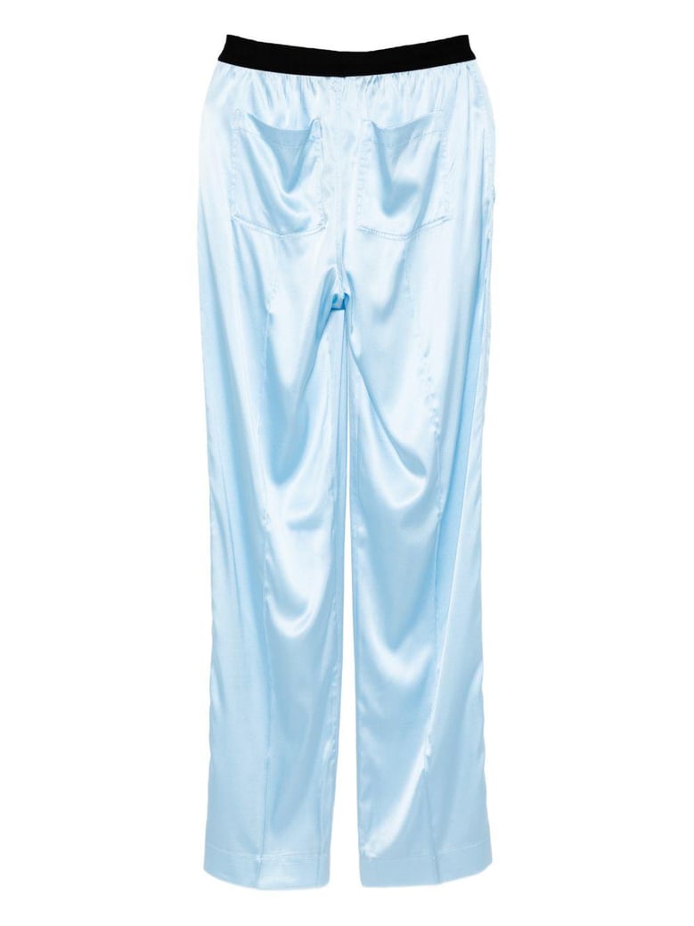 pajama silk trousers by Selfnex