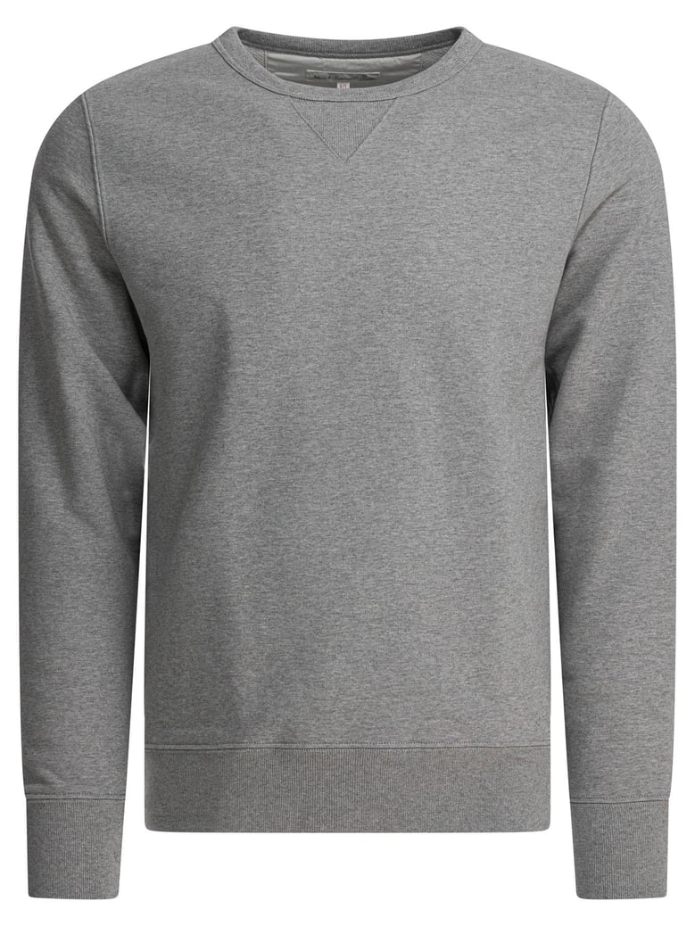 loopwheeled crewneck sweatshirt by Selfnex