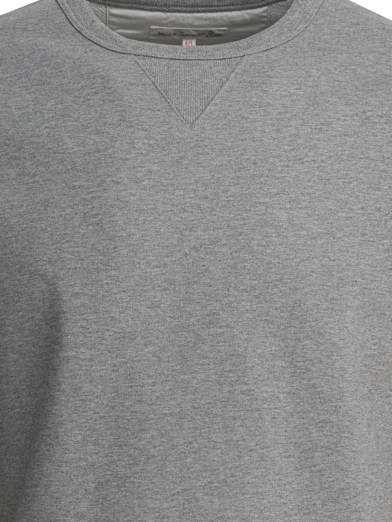 loopwheeled crewneck sweatshirt by Selfnex