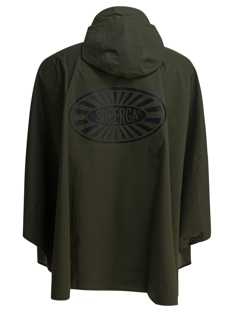 green polyester jacket by Selfnex