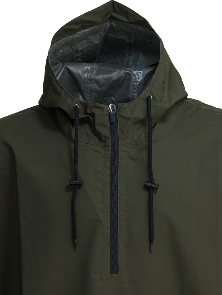 green polyester jacket by Selfnex