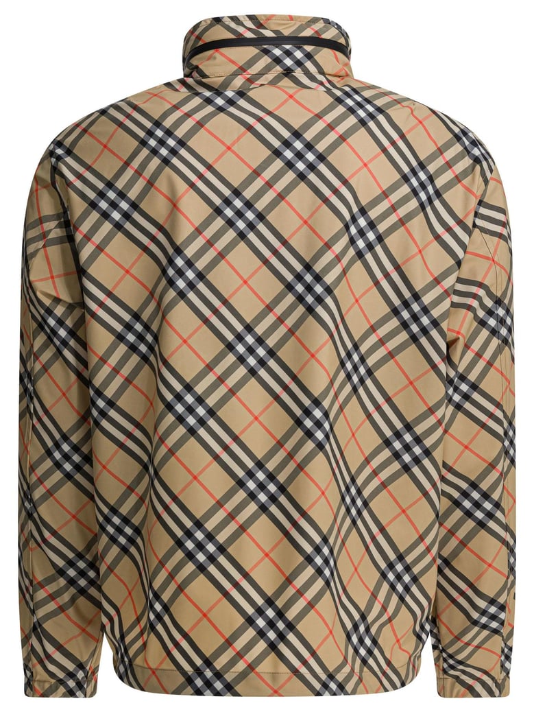 check windbreaker jacket by Selfnex