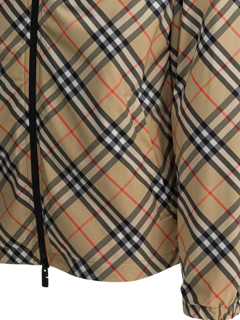 check windbreaker jacket by Selfnex