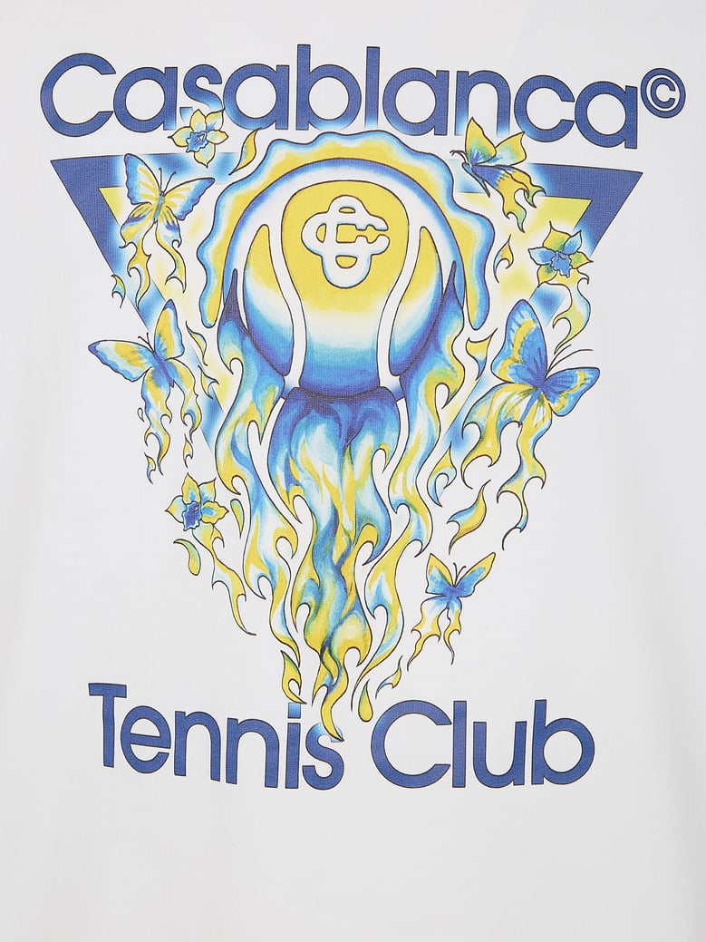 tennis club icon classic t-shirt by Selfnex