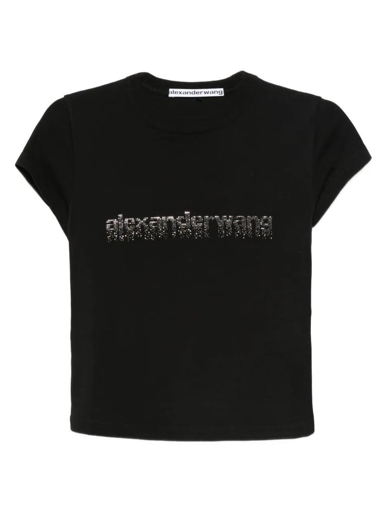 baby tee with hotfix graphic t-shirt by Selfnex
