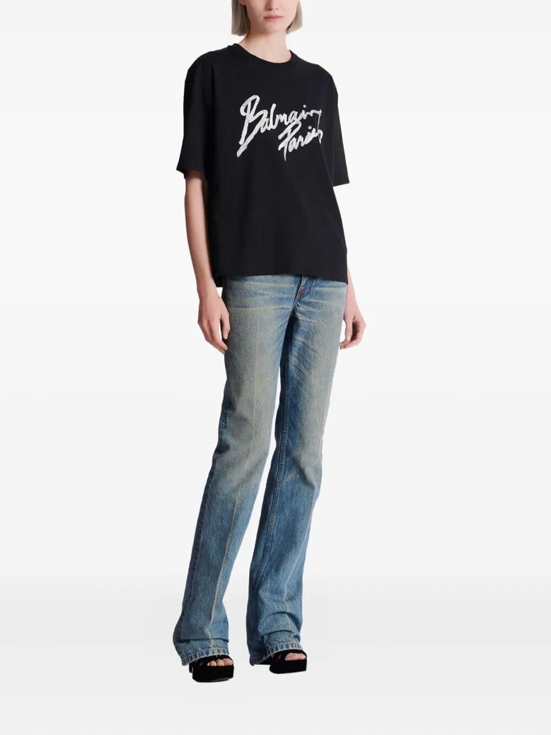 short sleeves paris bulky t-shirt by Selfnex