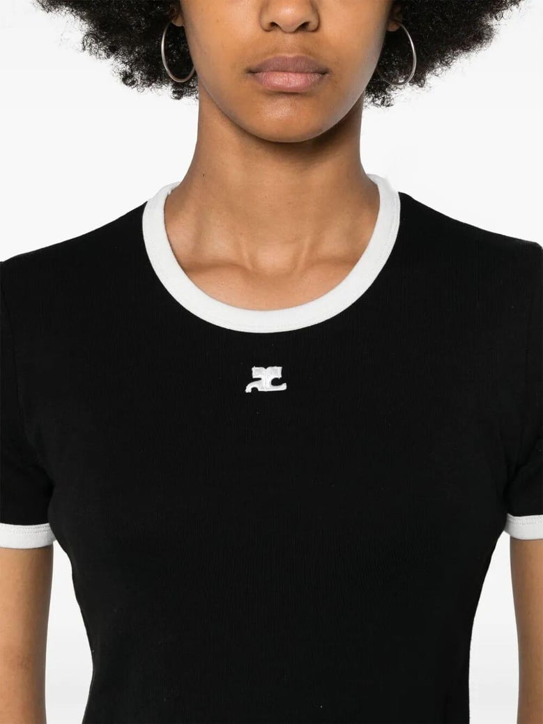 signature contrast t-shirt by Selfnex