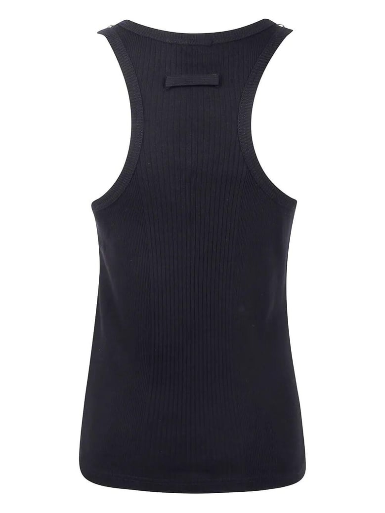 tank top with overall engraved by Selfnex
