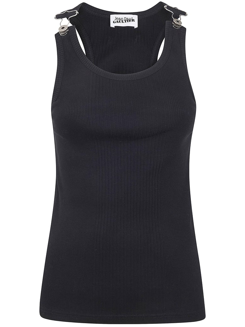 tank top with overall engraved by Selfnex