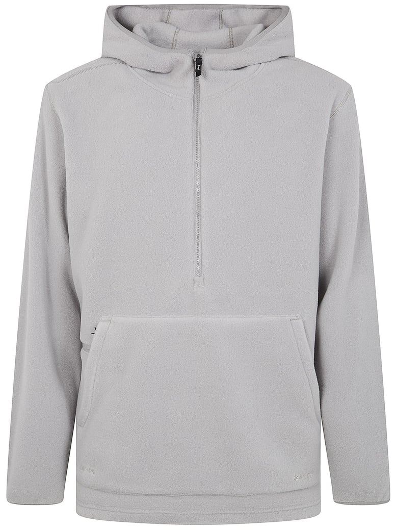 water repellent fleece hoodie by Selfnex