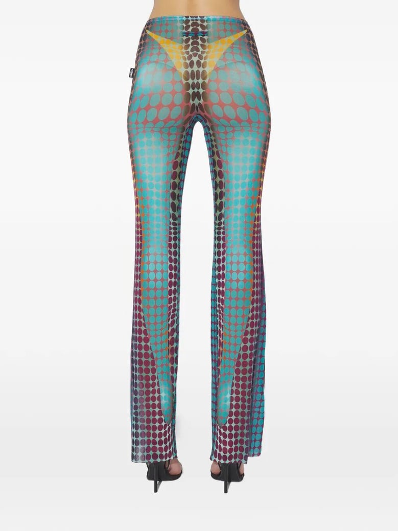 re-edition flare trousers trousers by Selfnex