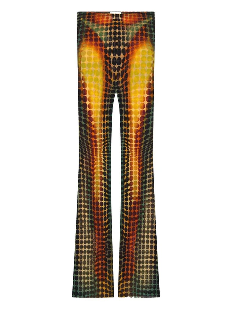 re-edition flare trousers trousers by Selfnex