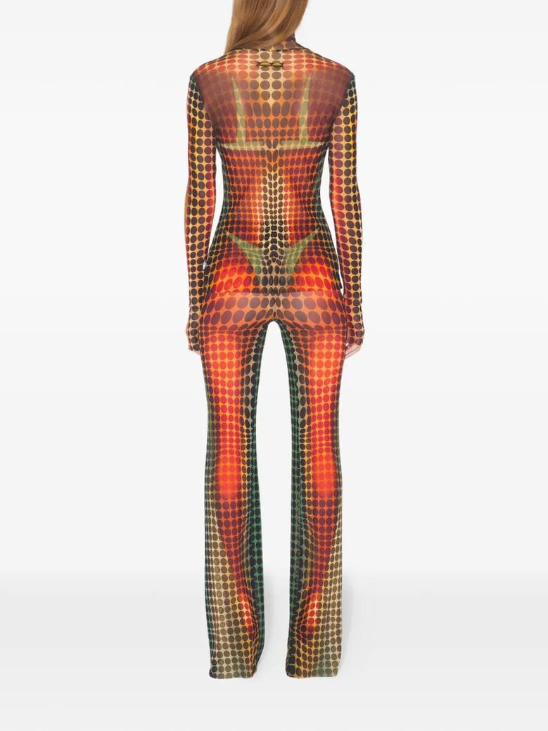 re-edition flare trousers trousers by Selfnex