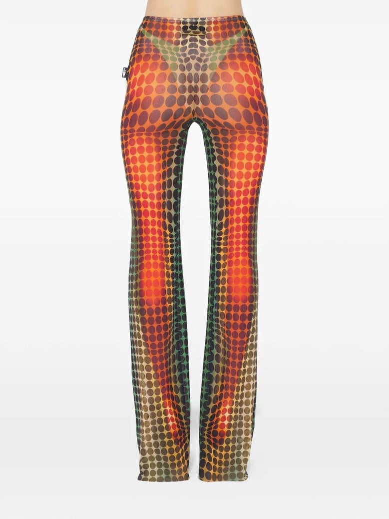 re-edition flare trousers trousers by Selfnex