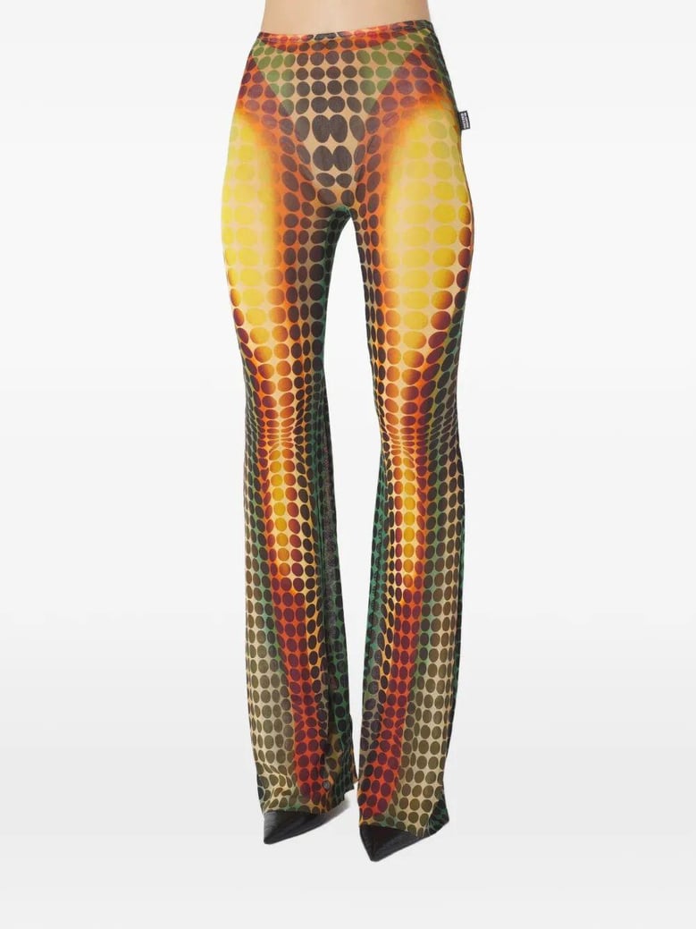 re-edition flare trousers trousers by Selfnex
