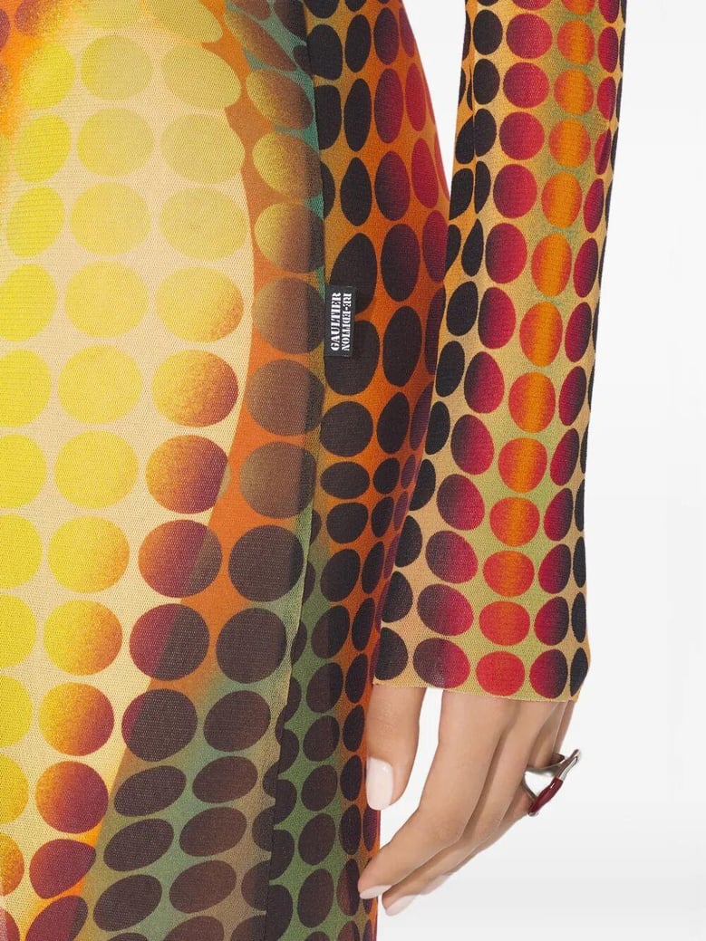 re-edition long dress high neck with long sleeves by Selfnex