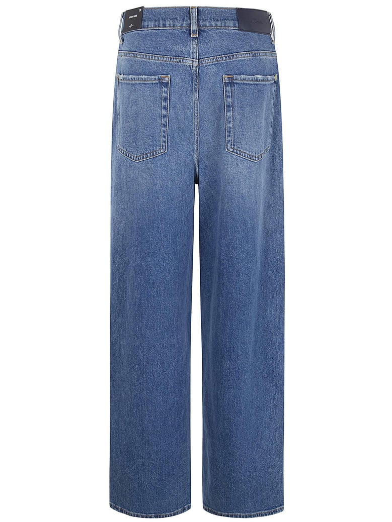 slouchy wide leg explorer jeans by Selfnex