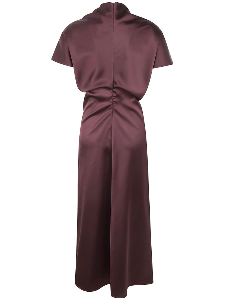 bias cut satin dress by Selfnex