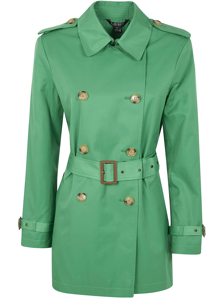 double breasted belted trench 30 lined coat by Selfnex