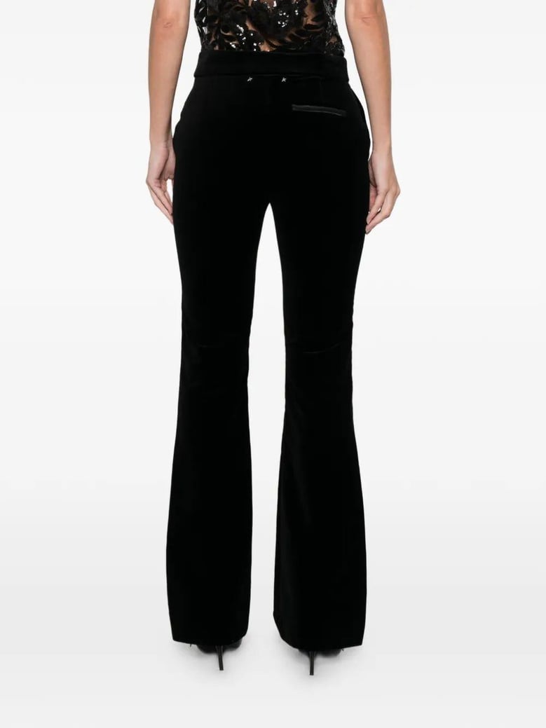 black velvet trousers by Selfnex