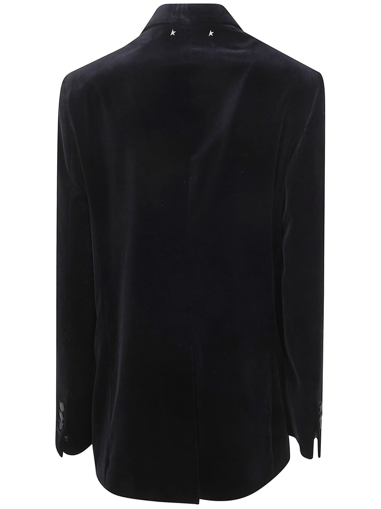 black velvet jacket with satin lapels by Selfnex