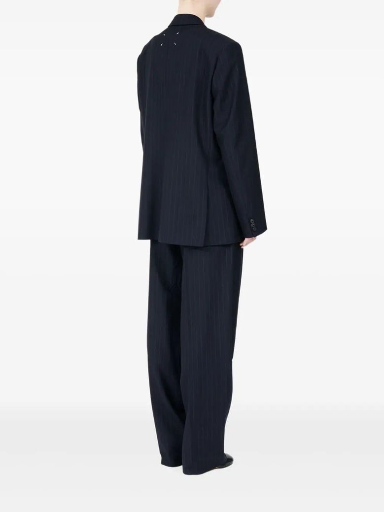 pinstripe single-breasted blazer by Selfnex