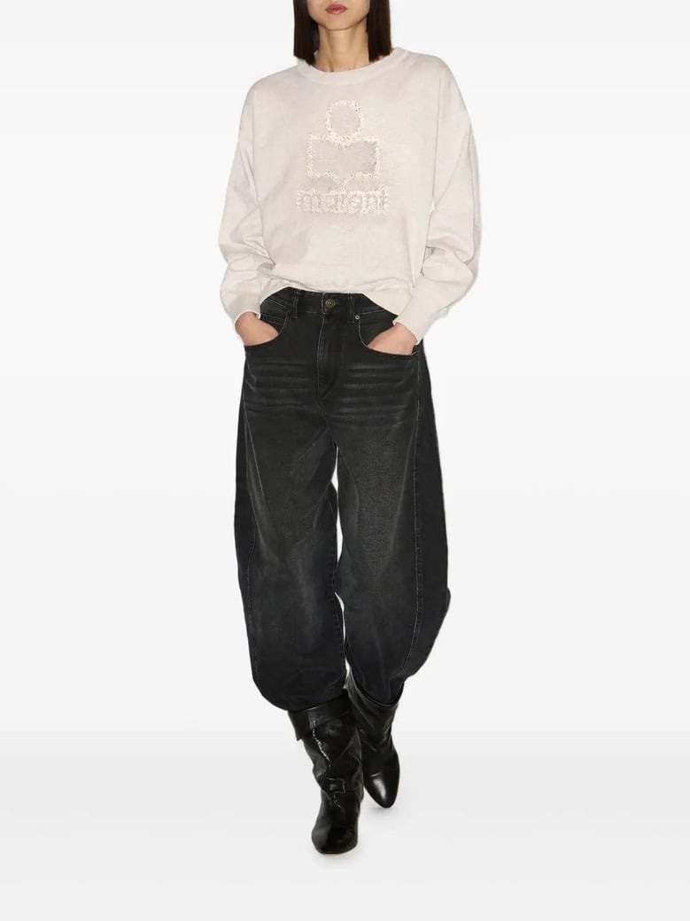 mobyili logo-printed sweatshirt by Selfnex