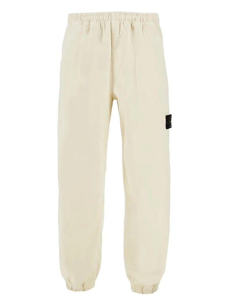 elasticated patch trousers by Selfnex