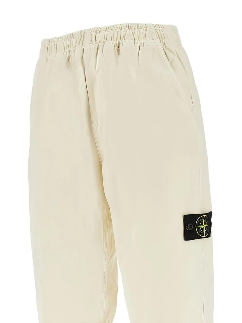 elasticated patch trousers by Selfnex