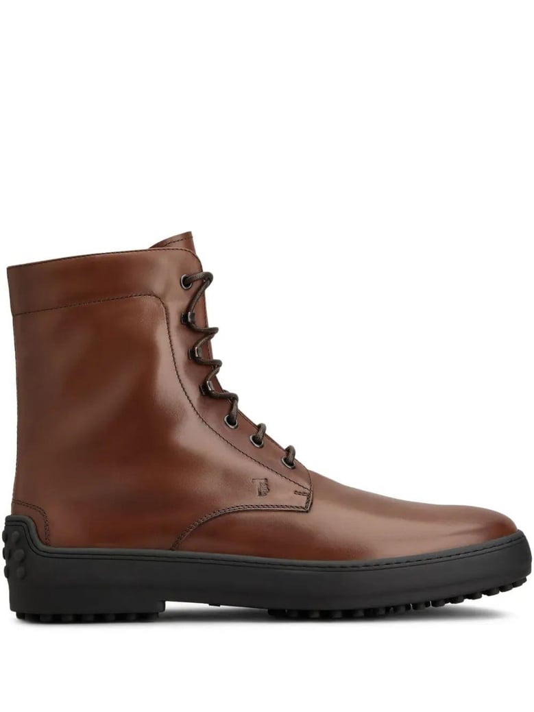leather combat boots by Selfnex