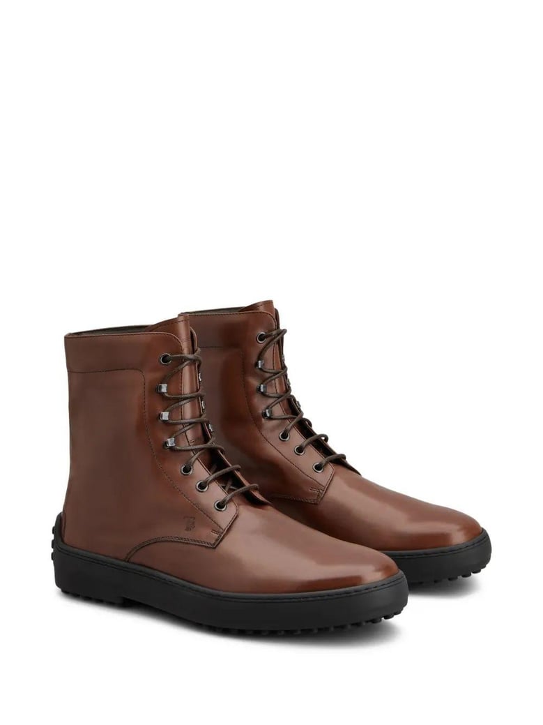 leather combat boots by Selfnex