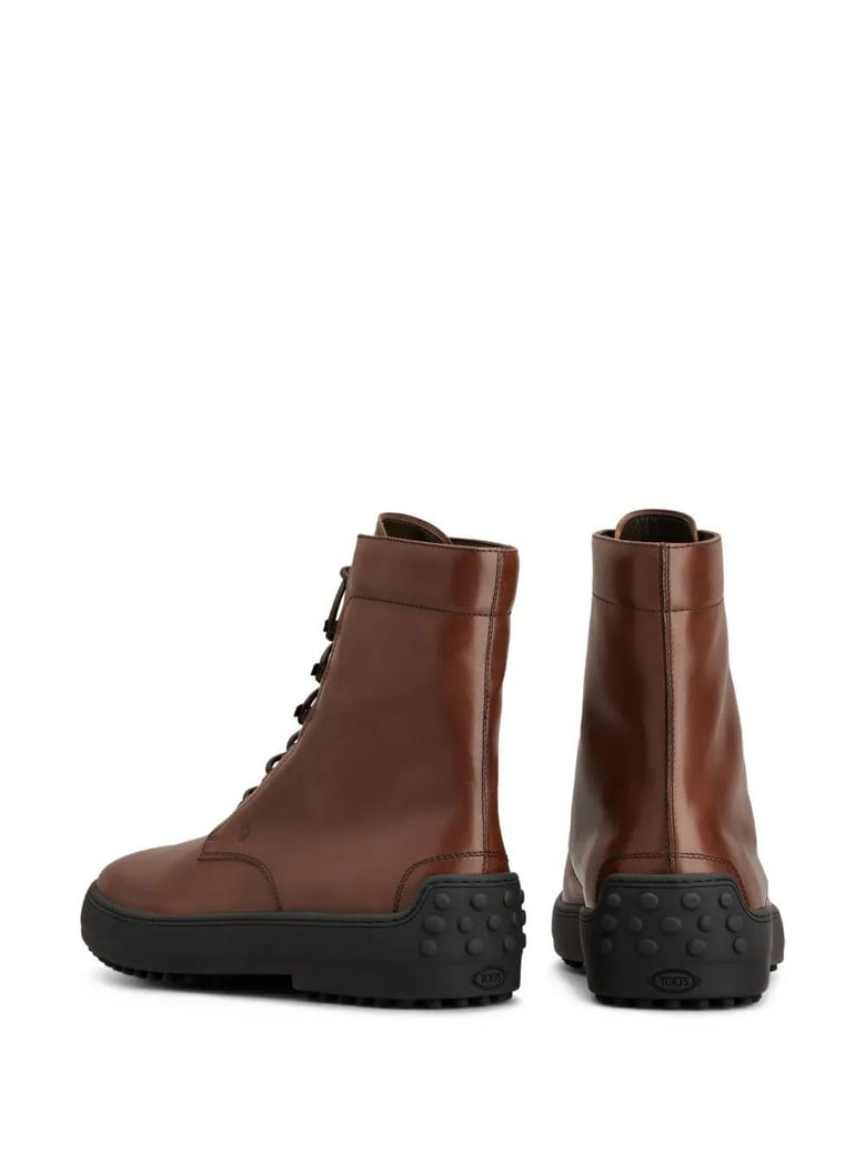 leather combat boots by Selfnex